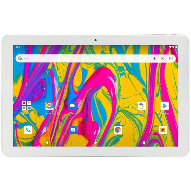 Dotykový tablet Umax VisionBook T10 3G Plus stříbrný bílý