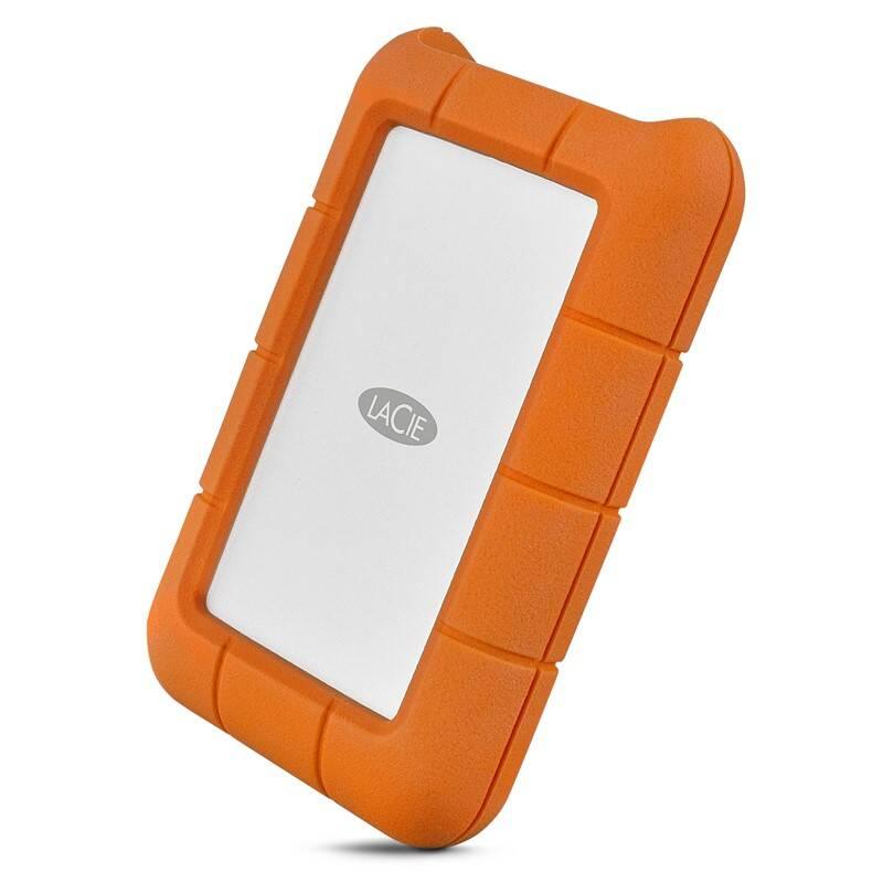 Externí pevný disk 2,5" Lacie Rugged 4TB, USB-C oranžový