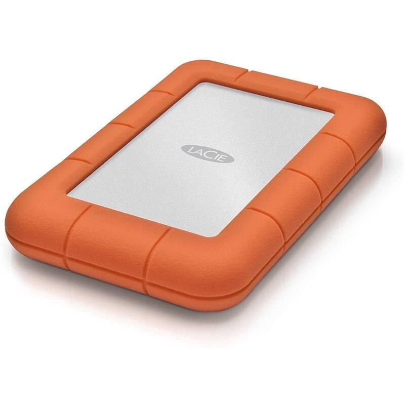 Externí pevný disk 2,5" Lacie Rugged Mini 1TB, USB 3.0 oranžový