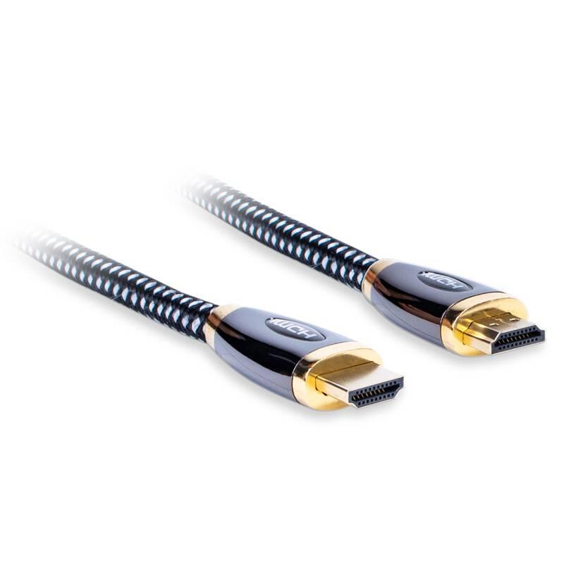 Kabel AQ HDMI 2.0, pro 4K UHD, 5m černý