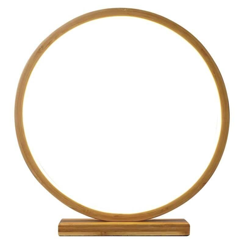 LED dekorace EMOS kruh dřevěný, vnitřní,