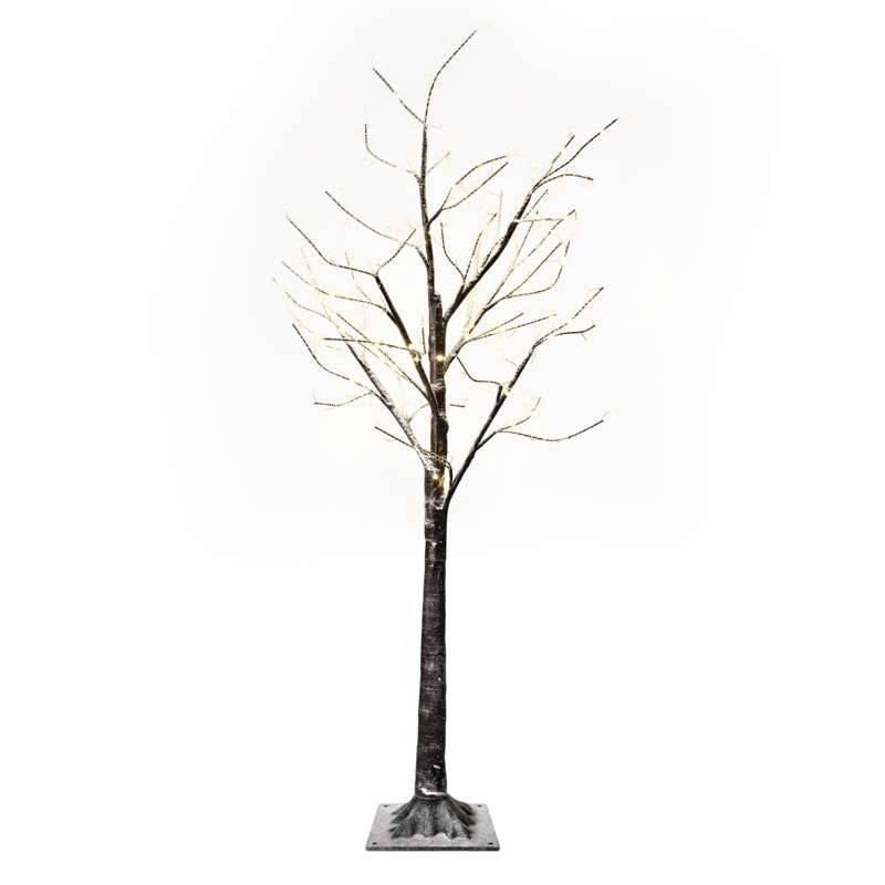 LED dekorace EMOS vánoční stromek, 120cm, venkovní, teplá bílá, časovač