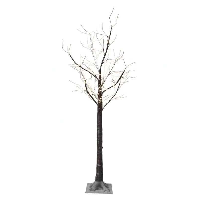 LED dekorace EMOS vánoční stromek, 180cm, venkovní, teplá bílá, časovač