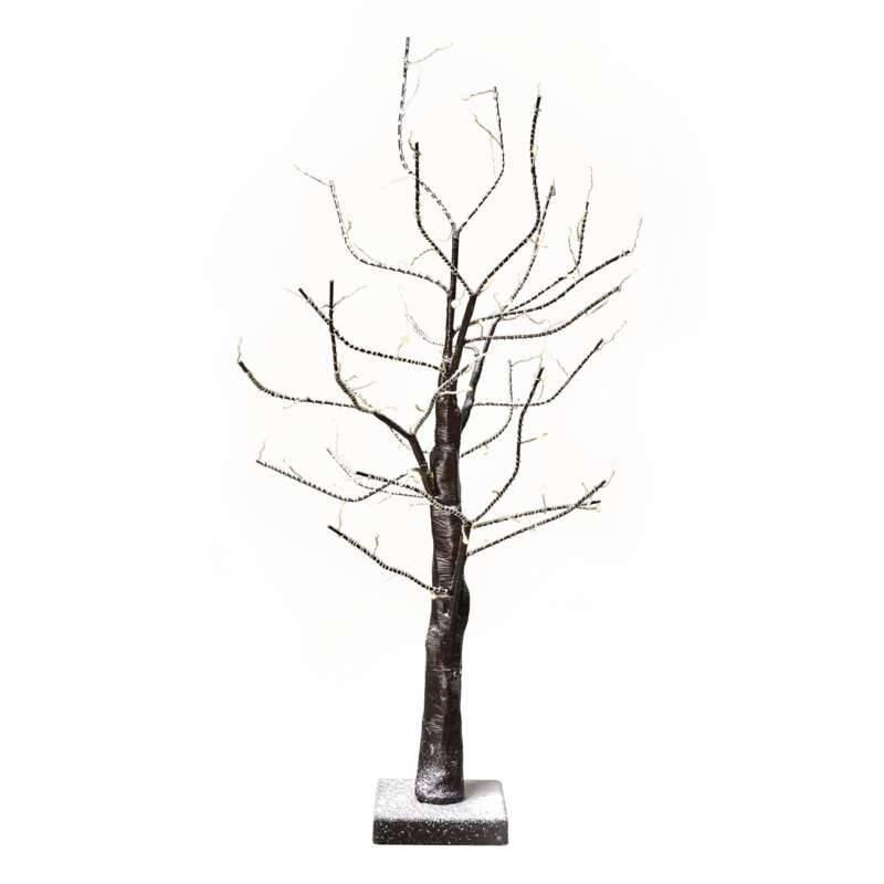 LED dekorace EMOS vánoční stromek, 60cm, 3x AA, vnitřní, teplá bílá, časovač
