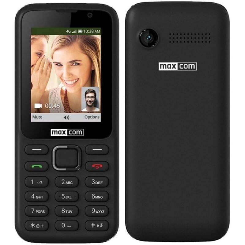 Mobilní telefon MaxCom MK241 černý, Mobilní, telefon, MaxCom, MK241, černý