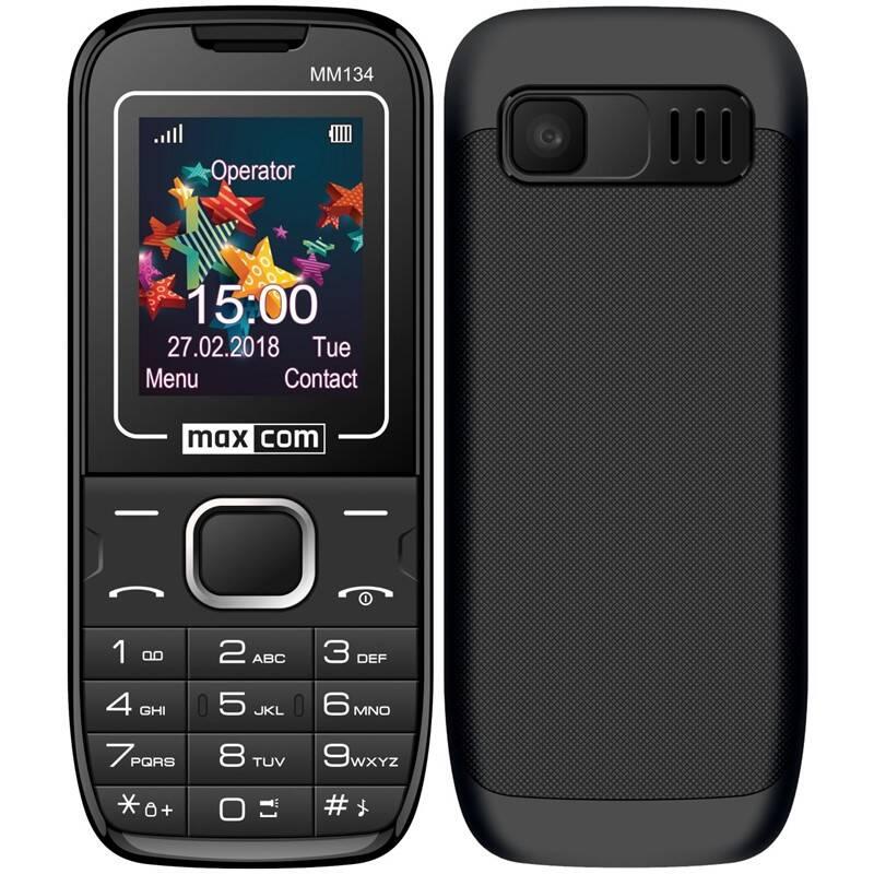 Mobilní telefon MaxCom MM134 šedý