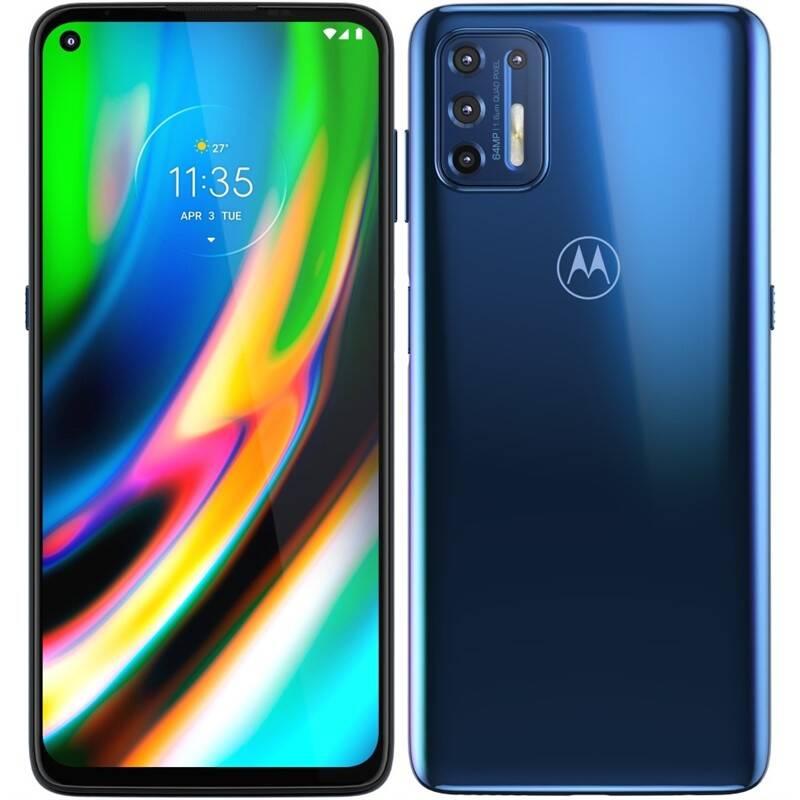 Mobilní telefon Motorola Moto G9 Plus modrý