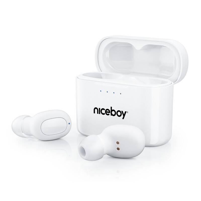 Sluchátka Niceboy HIVE Podsie bílá