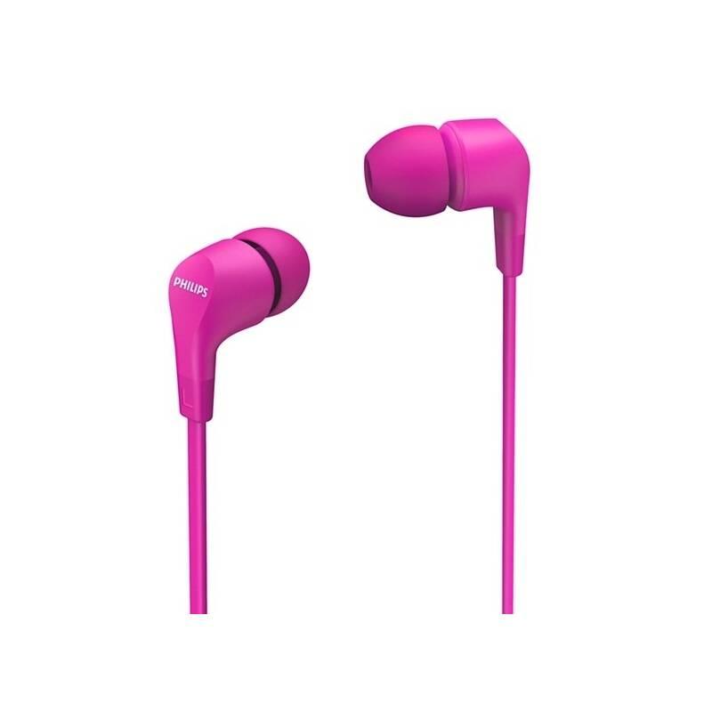 Sluchátka Philips TAE1105PK růžová