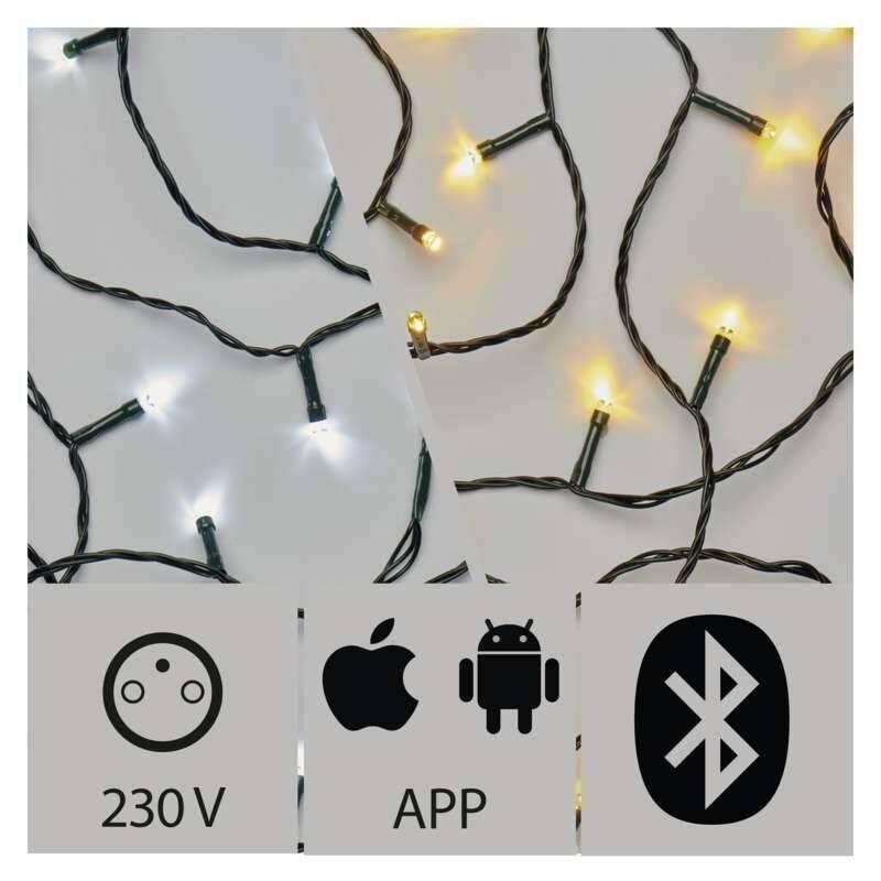 Vánoční osvětlení EMOS 150 LED, aplikací