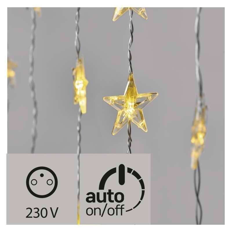 Vánoční osvětlení EMOS 30 LED, závěs – hvězdy, 120×90cm, vnitřní, teplá bílá, časovač, Vánoční, osvětlení, EMOS, 30, LED, závěs, –, hvězdy, 120×90cm, vnitřní, teplá, bílá, časovač