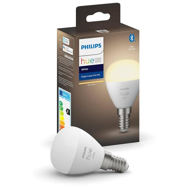 Žárovka LED Philips Hue Bluetooth, 5,7W, E14, White