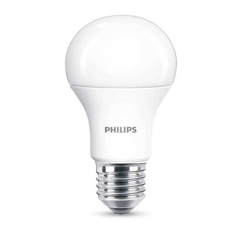 Žárovka LED Philips klasik, 11W, E27, teplá bílá, 2ks