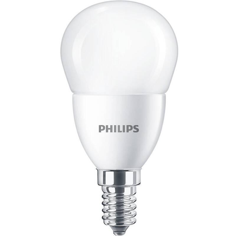 Žárovka LED Philips klasik, 7W, E14, teplá bílá