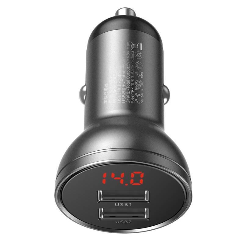 Adaptér do auta Baseus Digital Display