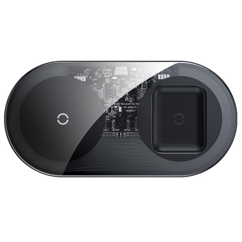 Bezdrátová nabíječka Baseus Simple 2in1, max