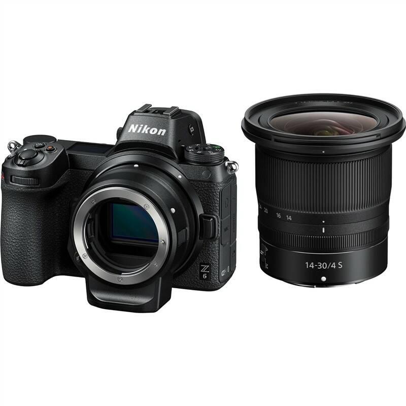 Digitální fotoaparát Nikon Z6 14-30 adaptér bajonetu FTZ KIT černý, Digitální, fotoaparát, Nikon, Z6, 14-30, adaptér, bajonetu, FTZ, KIT, černý