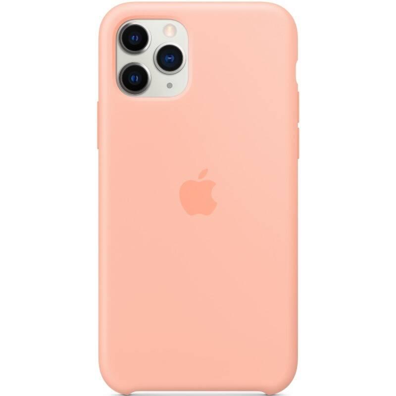 Kryt na mobil Apple Silicone Case pro iPhone 11 Pro - grepově růžový