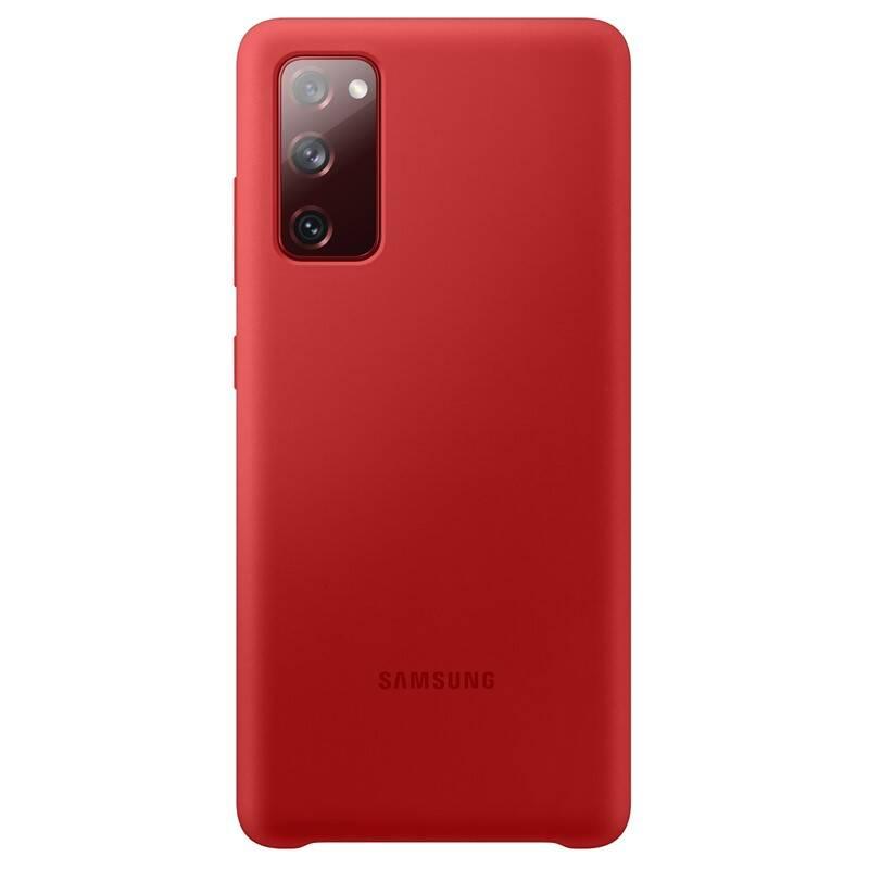 Kryt na mobil Samsung Silicone Cover na Galaxy S20 FE červený