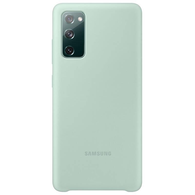 Kryt na mobil Samsung Silicone Cover na Galaxy S20 FE zelený