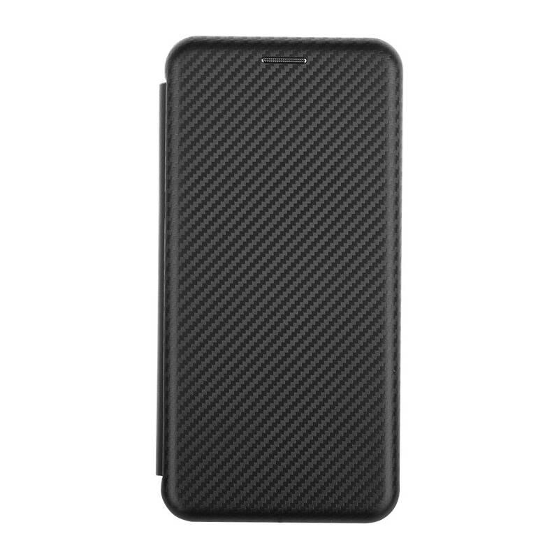 Pouzdro na mobil flipové WG Evolution Karbon na Samsung Galaxy A41 černá