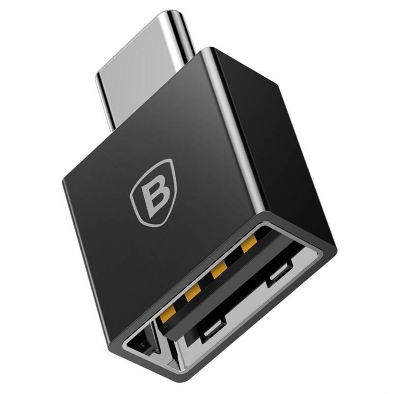 Redukce Baseus USB-C USB černá