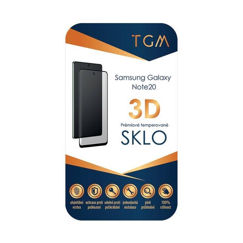 Tvrzené sklo TGM 3D na Samsung Galaxy Note 20 černé, Tvrzené, sklo, TGM, 3D, na, Samsung, Galaxy, Note, 20, černé