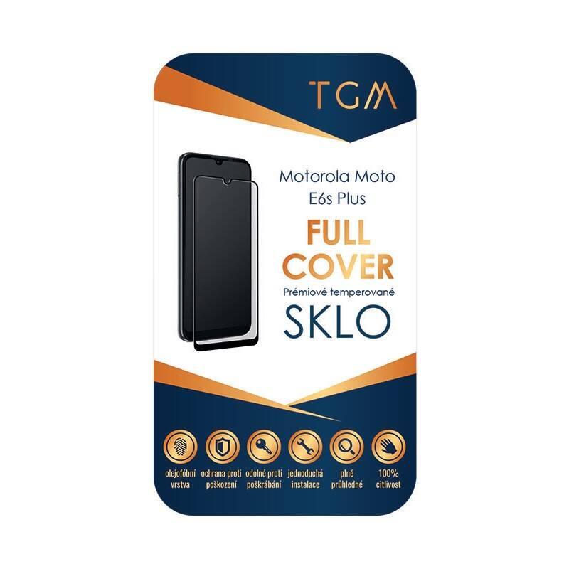 Tvrzené sklo TGM Full Cover na Motorola Moto E6s Plus černé