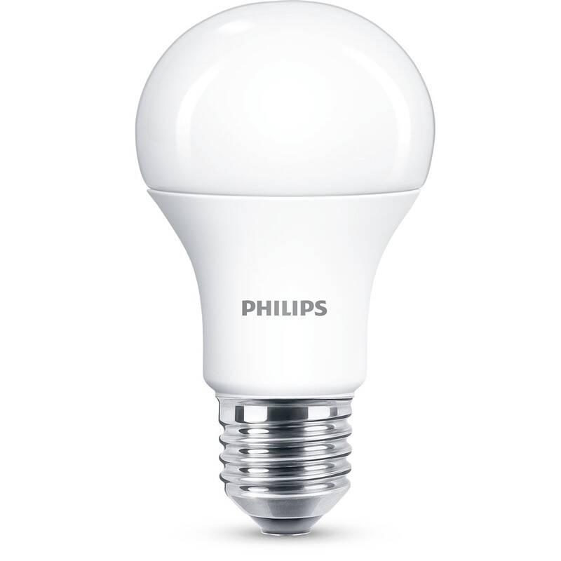 Žárovka LED Philips klasik, 10W, E27, studená bílá, Žárovka, LED, Philips, klasik, 10W, E27, studená, bílá