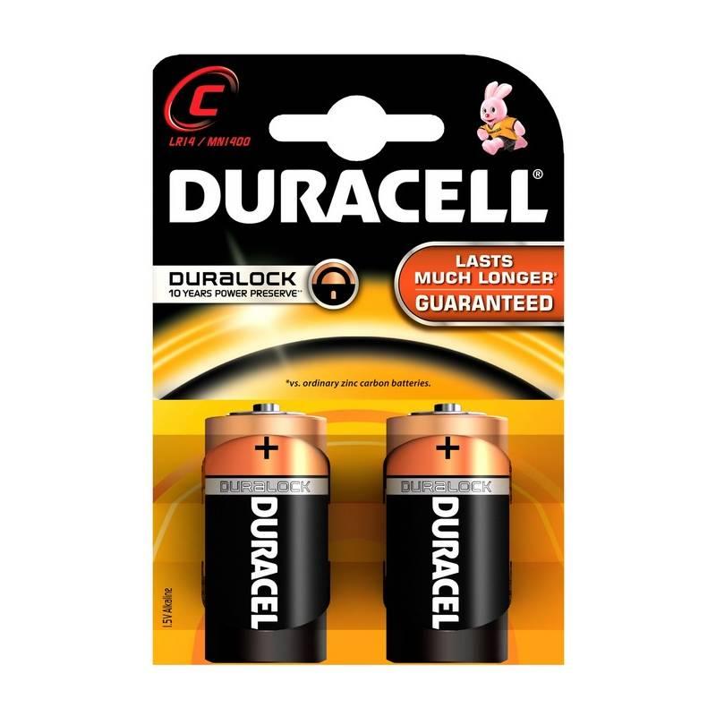 Baterie alkalická Duracell BASIC C 1400 K2, Baterie, alkalická, Duracell, BASIC, C, 1400, K2