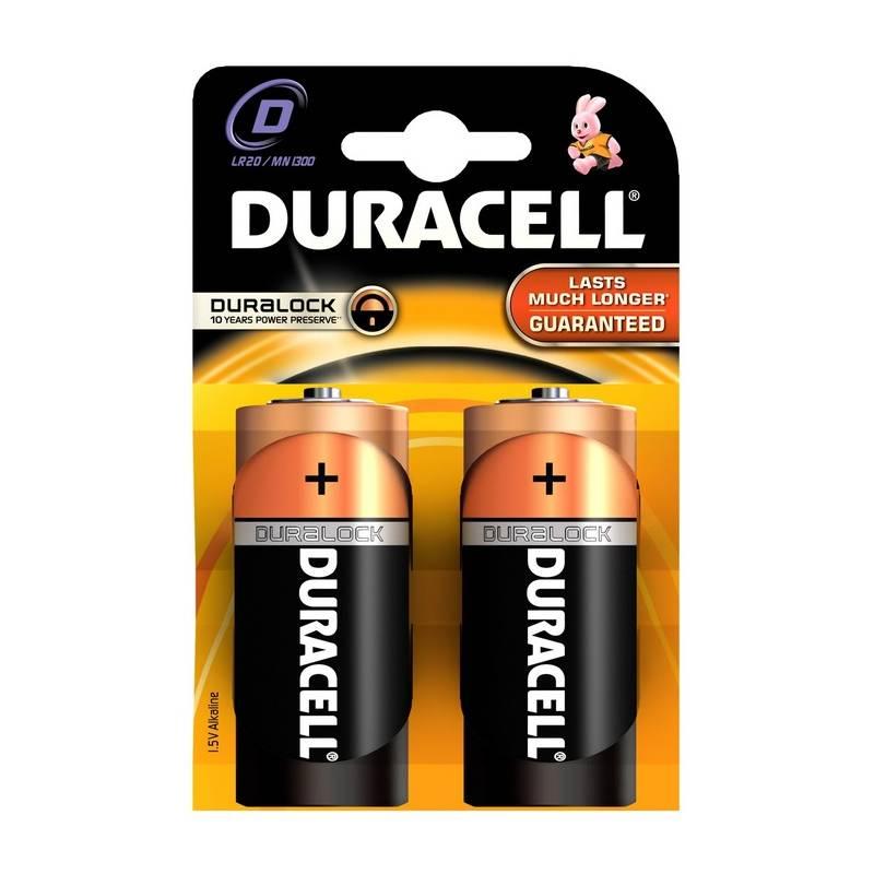 Baterie alkalická Duracell BASIC D 1300 K2, Baterie, alkalická, Duracell, BASIC, D, 1300, K2