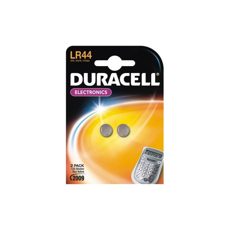 Baterie alkalická Duracell LR44, 2ks
