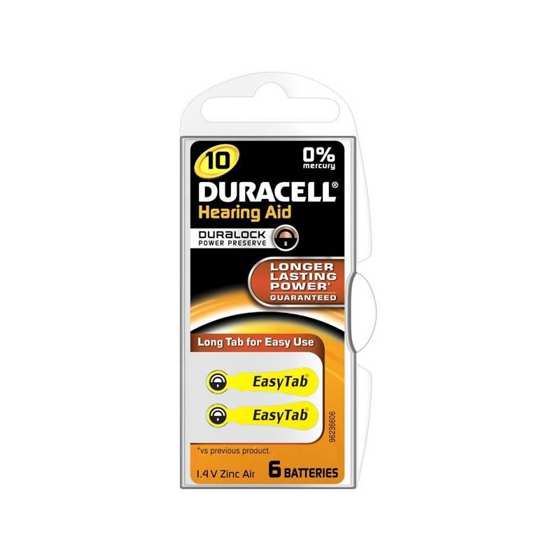 Baterie do naslouchadel Duracell DA10 Duralock