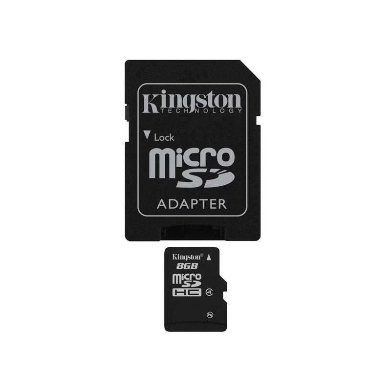 Paměťová karta Kingston MicroSDHC 8GB Class4