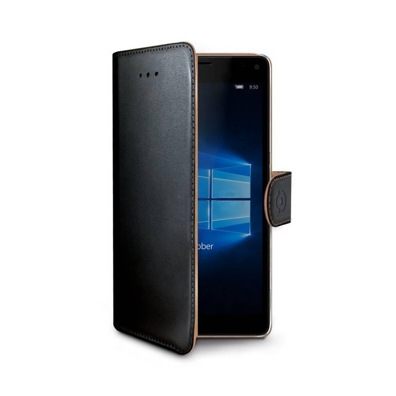 Pouzdro na mobil flipové Celly Wally pro Microsoft Lumia 950 černé, Pouzdro, na, mobil, flipové, Celly, Wally, pro, Microsoft, Lumia, 950, černé