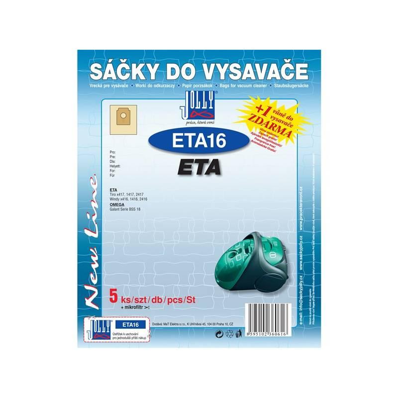 Sáčky do vysavače Jolly ETA 16, Sáčky, do, vysavače, Jolly, ETA, 16