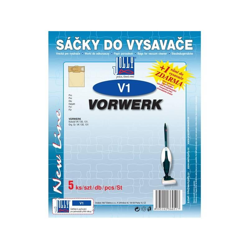 Sáčky do vysavače Jolly V 1, Sáčky, do, vysavače, Jolly, V, 1