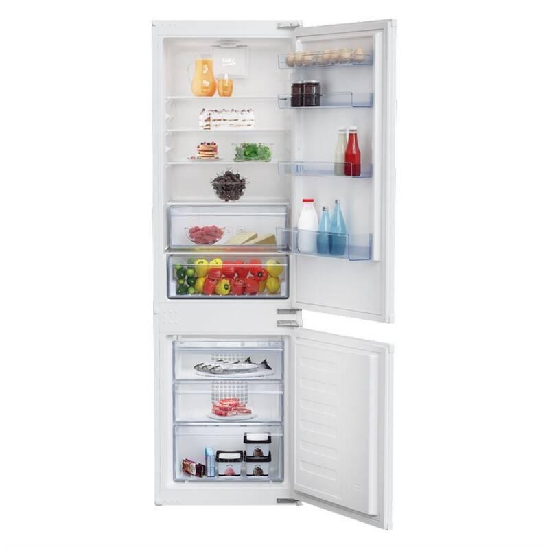 Chladnička s mrazničkou Beko BCSA285K3SN bílé