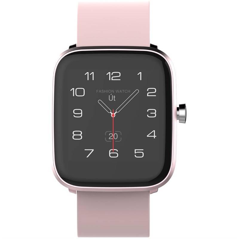 Chytré hodinky iGET FIT F20 růžové