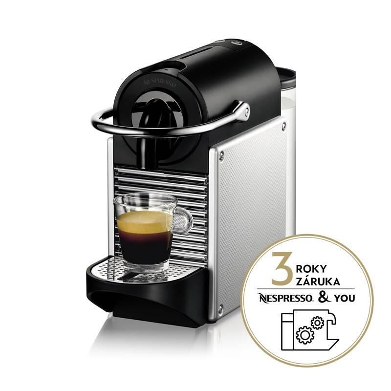 Espresso DeLonghi Nespresso EN124.S stříbrné