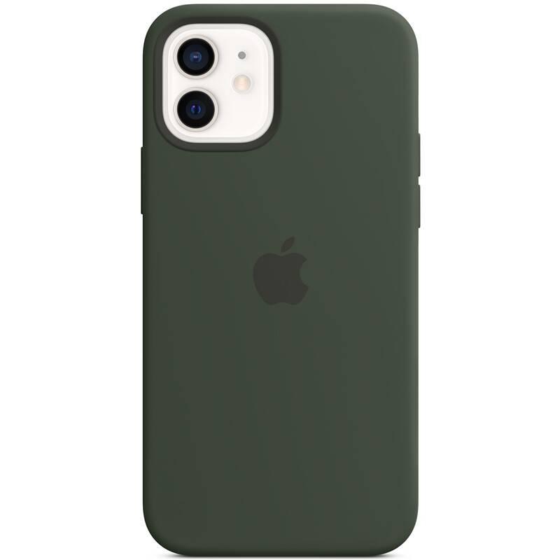Kryt na mobil Apple Silicone Case s MagSafe pro iPhone 12 a 12 Pro - kypersky zelený