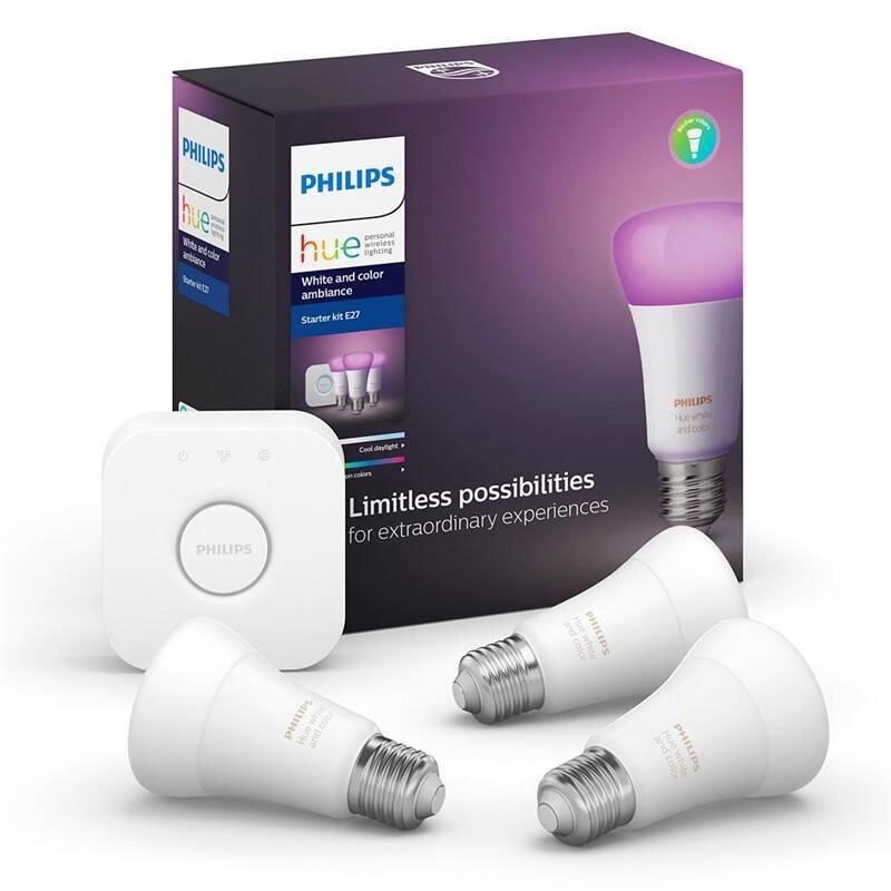 Startovací sada Philips Hue 9W, E27,