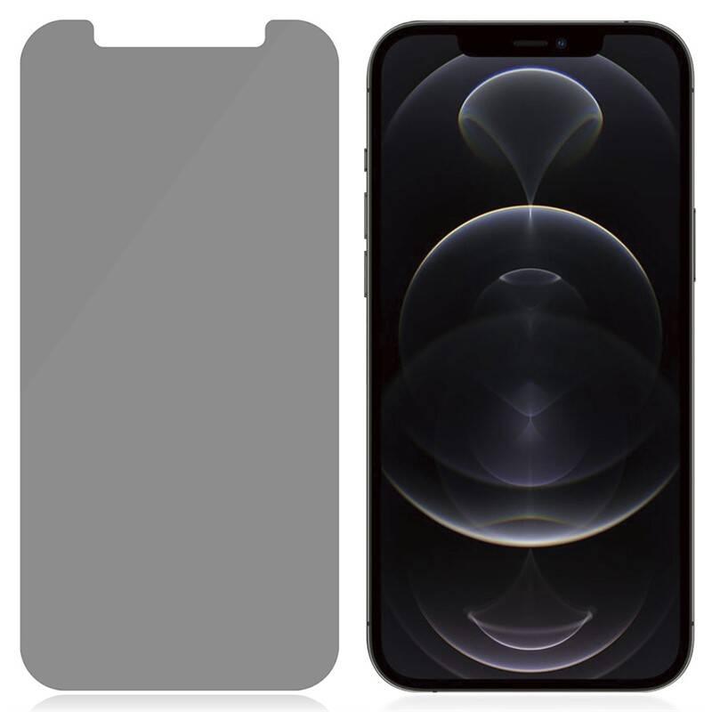Tvrzené sklo PanzerGlass Standard Privacy Antibacterial na Apple iPhone 12 12 Pro