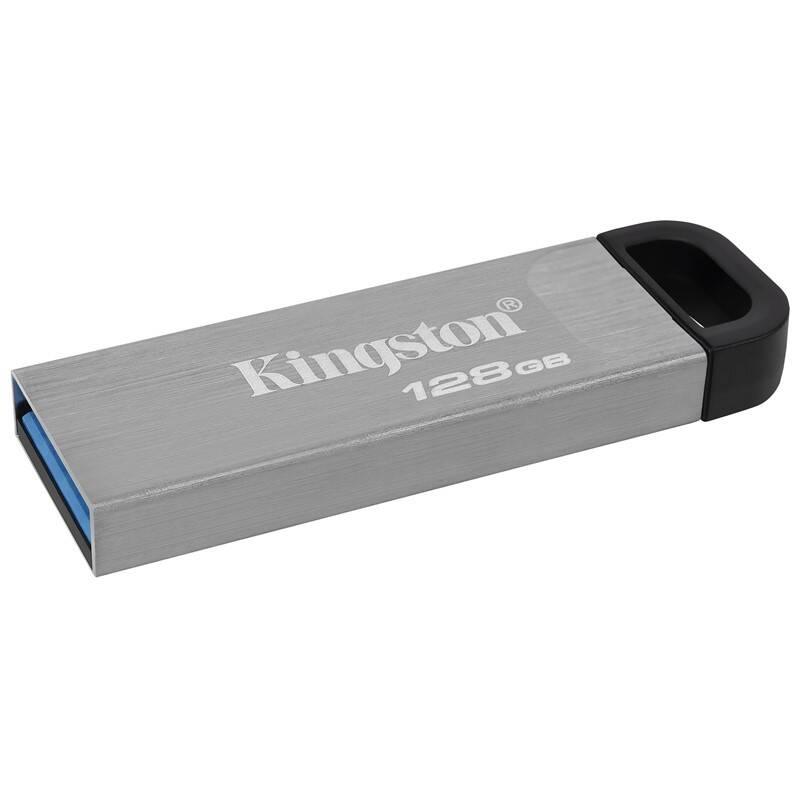 USB Flash Kingston DataTraveler Kyson 128GB stříbrný, USB, Flash, Kingston, DataTraveler, Kyson, 128GB, stříbrný