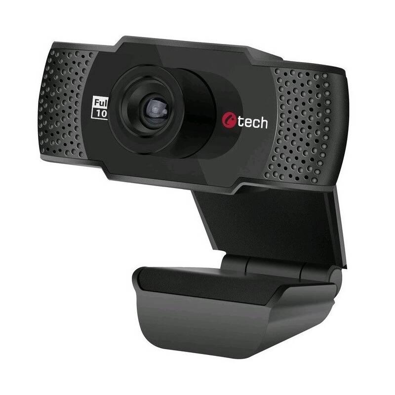 Webkamera C-Tech CAM-11FHD, 1080p černá, Webkamera, C-Tech, CAM-11FHD, 1080p, černá