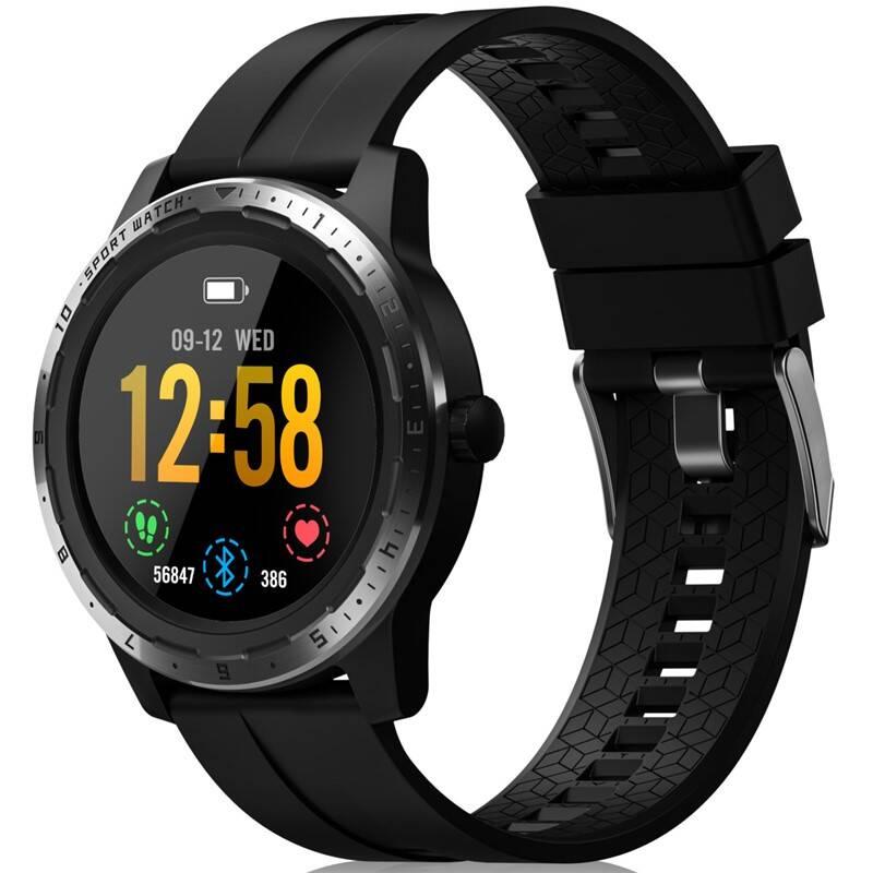 Chytré hodinky Niceboy X-fit Coach GPS černý
