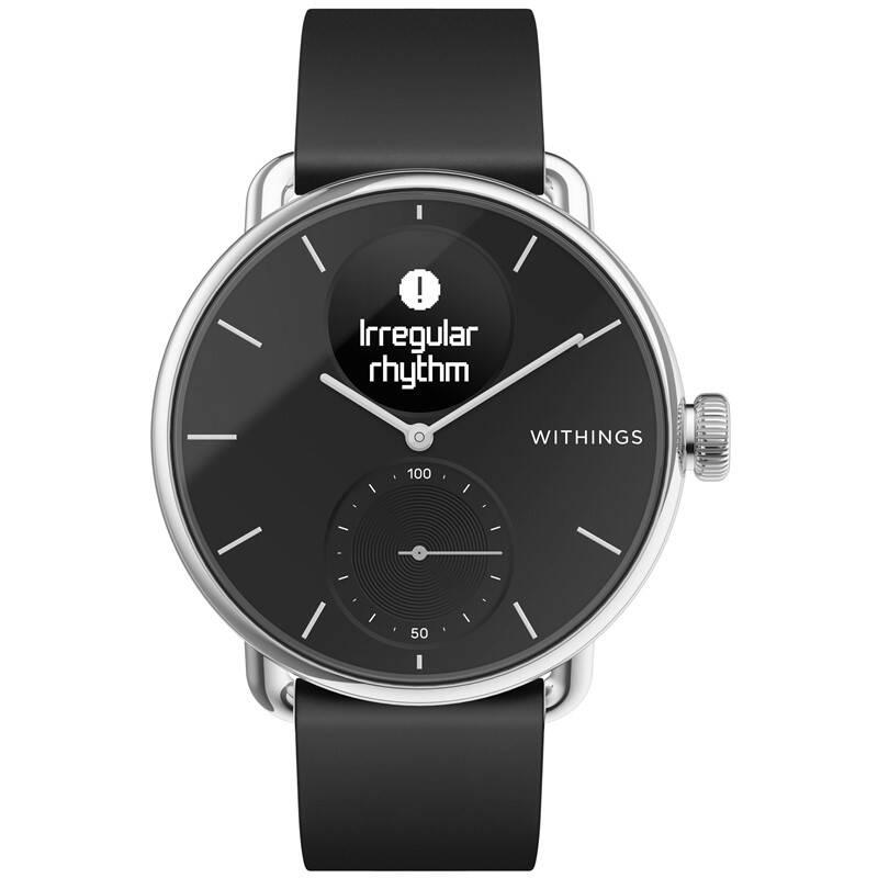 Chytré hodinky Withings Scanwatch 38 mm černé, Chytré, hodinky, Withings, Scanwatch, 38, mm, černé