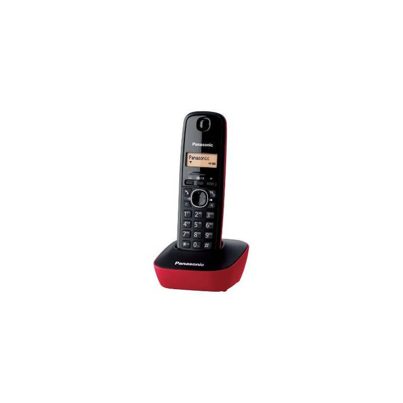 Domácí telefon Panasonic KX-TG1611FXR červený, Domácí, telefon, Panasonic, KX-TG1611FXR, červený