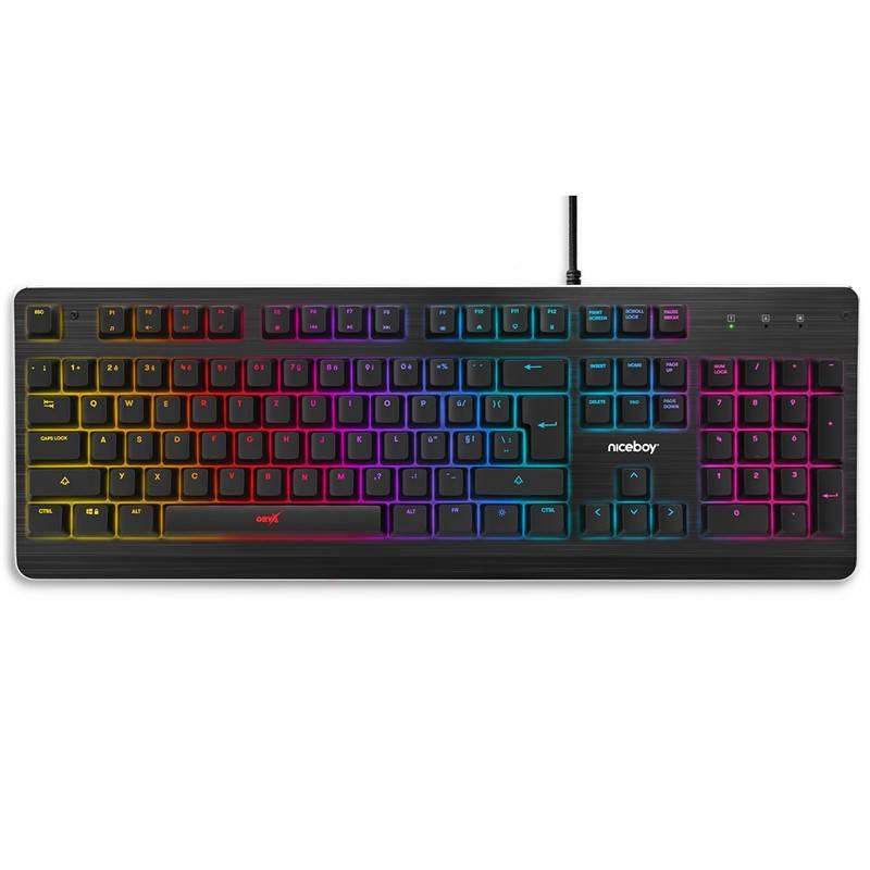 Klávesnice Niceboy ORYX K444 Mechanicus černá