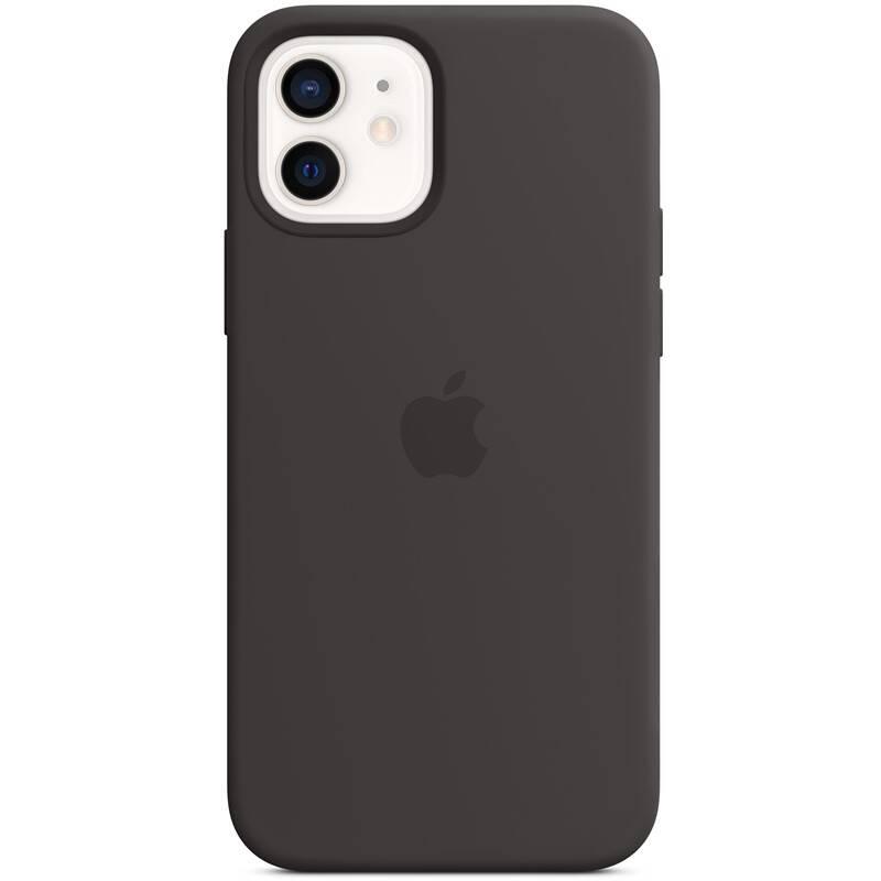 Kryt na mobil Apple Silicone Case s MagSafe pro iPhone 12 mini - černý